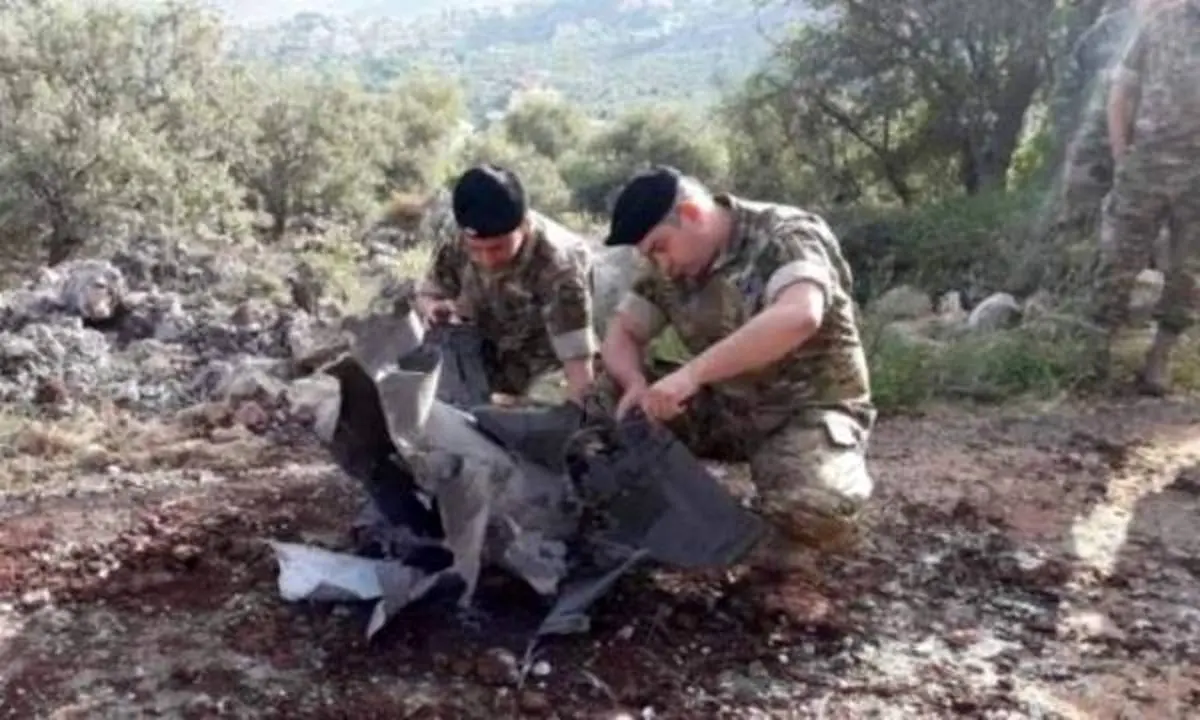 یک فروند موشک به جنوب لبنان اصابت کرد