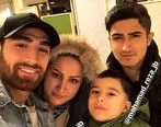 سلفی خانوادگی فوتبالیست ایرانی در هلند