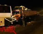 تصادف زنجیره ای ۵ خودرو در استان لرستان +عکس