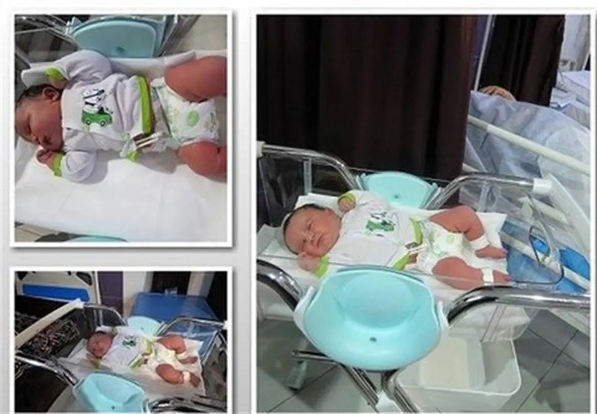 نوزاد 5 کیلویی در شیراز متولد شد