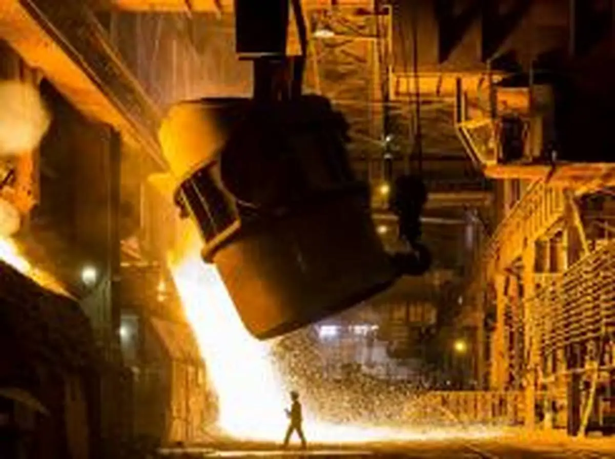 افزایش ۱۹ درصدی تولید فولاد ایران