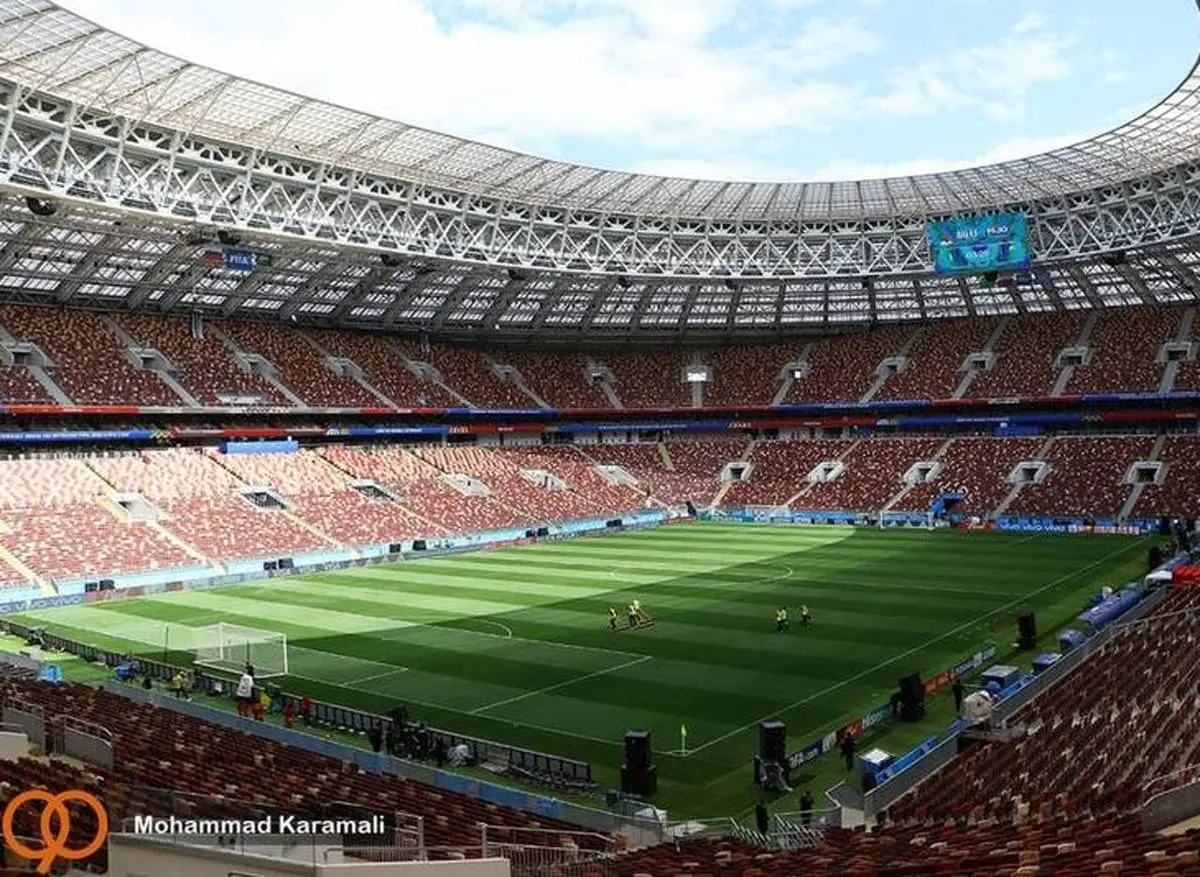 عکس/ استادیوم دیدار افتتاحیه جام جهانی ۲۰۱۸