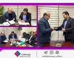 مدیران عامل بیمه ملت و شرکت توسعه سرمایه گذاری ماکو تفاهم‌نامه همکاری امضا کردند


