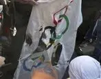 معترضان پرچم المپیک را آتش زدند