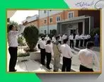 راس ساعت ۱۱ جلو ساختمان شهید مهدوی و درمحیط آزاد برگزار شد