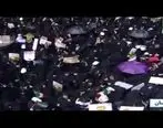 فیلم/ راهپیمایی مردم شهر‌های مختلف در حمایت از قدس