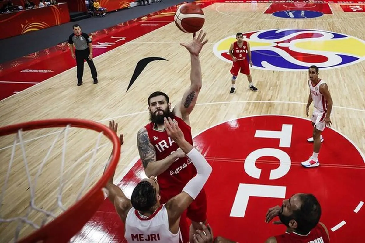 باخت تیم ملی بسکتبال ایران مقابل اسپانیا