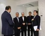 بازدید مدیرعامل بانک صنعت و معدن از شعبه فولاد این بانک و شرکت ایران اکسیکو