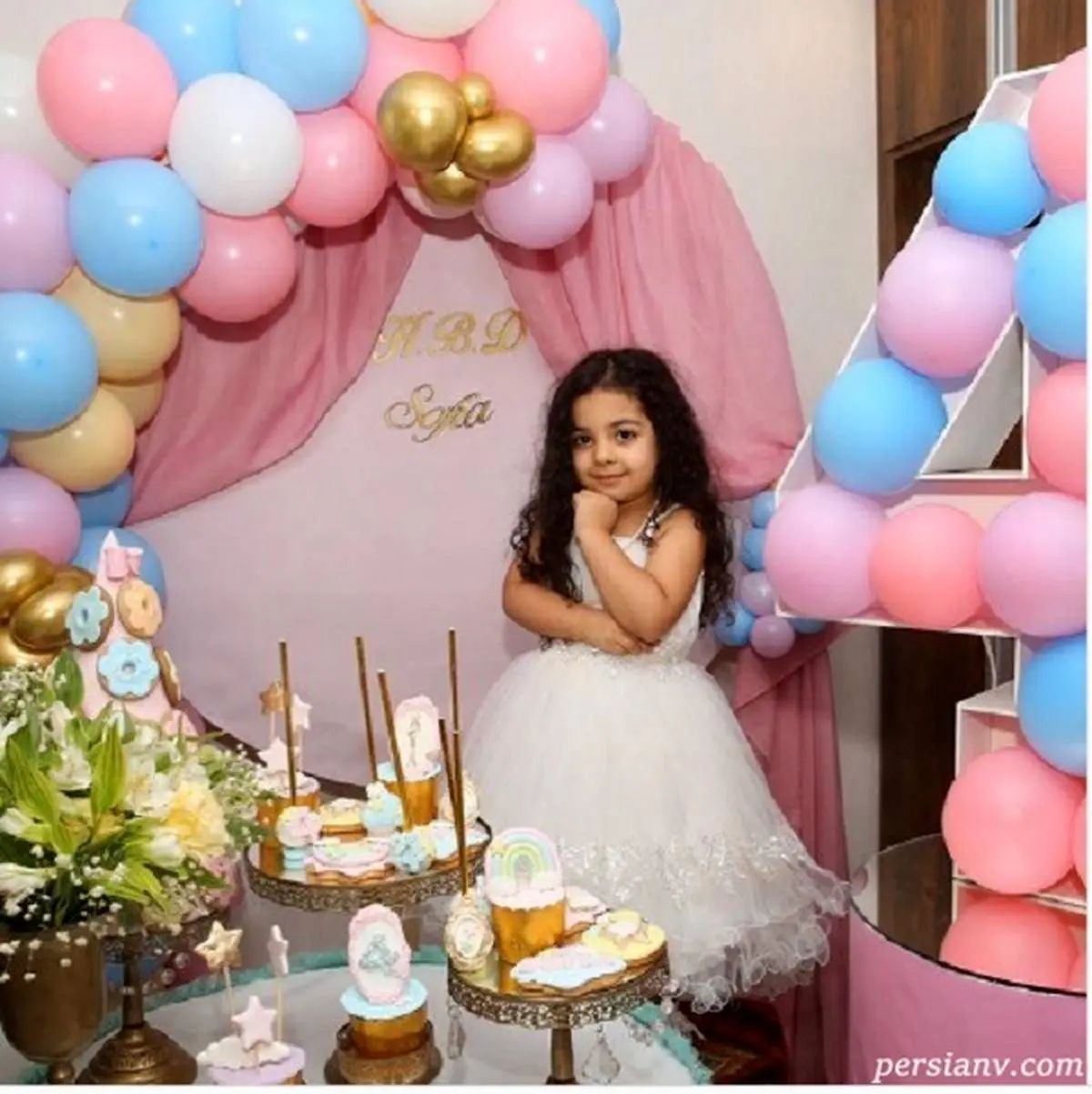 جشن تولد لاکچری دختر یکتا ناصر و منوچهر هادی در روزهای کرونایی + تصاویر