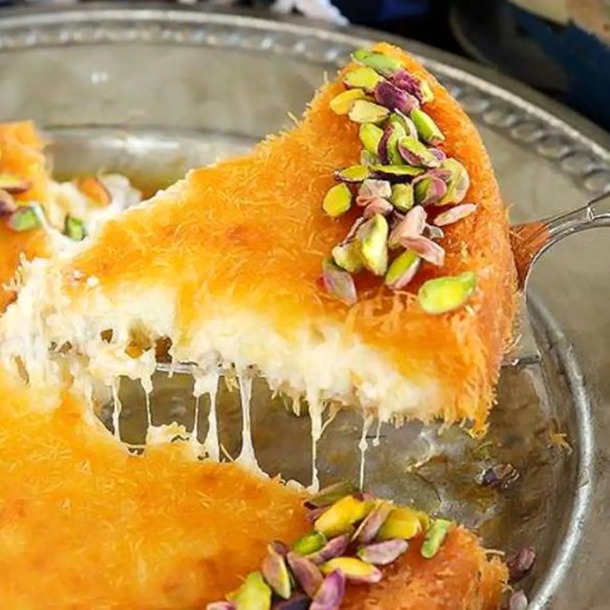 برای ماه رمضان یک دسر خاص تهیه کن | طرز تهیه دسر کنافه ترکی با طعمی عالی