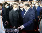 بازدید وزیر صمت از سالن سایپا در نمایشگاه سازندگان قطعات خودرو
