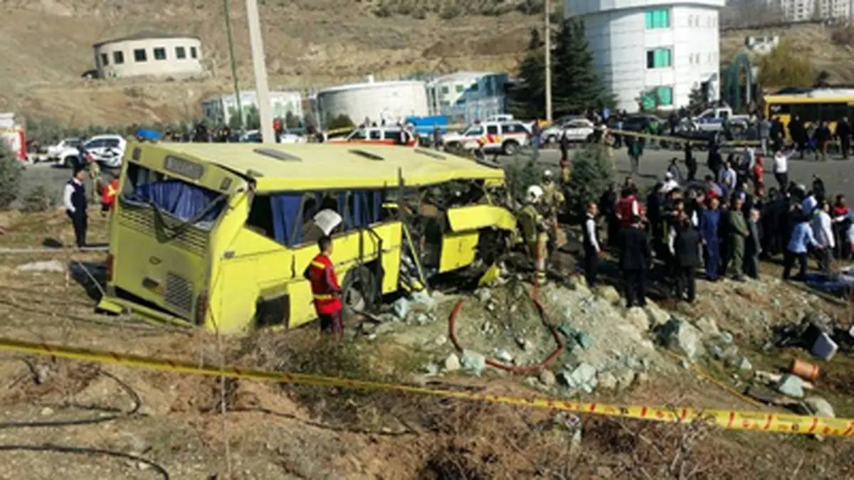 حکم پرونده حادثه واژگونی اتوبوس دانشگاه علوم تحقیقات صادر شد + جزئیات