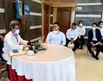 شرکت کارکنان بانک انصار در طرح جهادی اهدای خون
