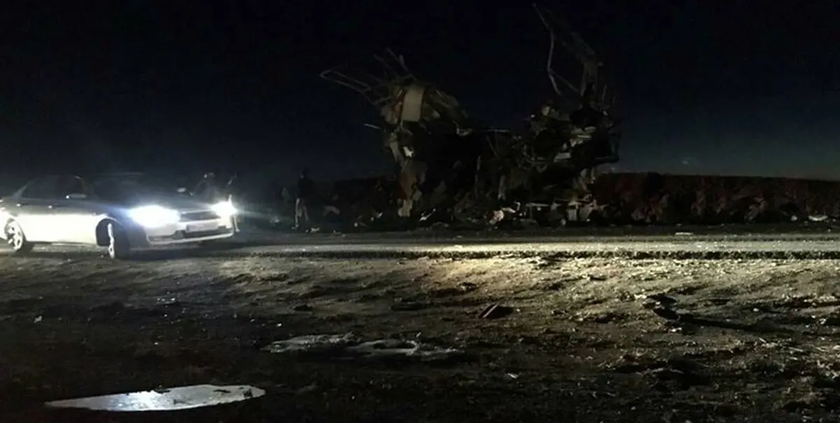 جزئیات انفجار اتوبوس سپاه در زاهدان + تصاویر و فیلم