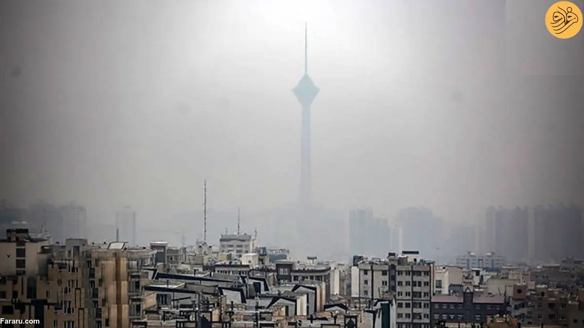 (ویدئو) تصویری دردناک از آلودگی تهران از ارتفاعات توچال