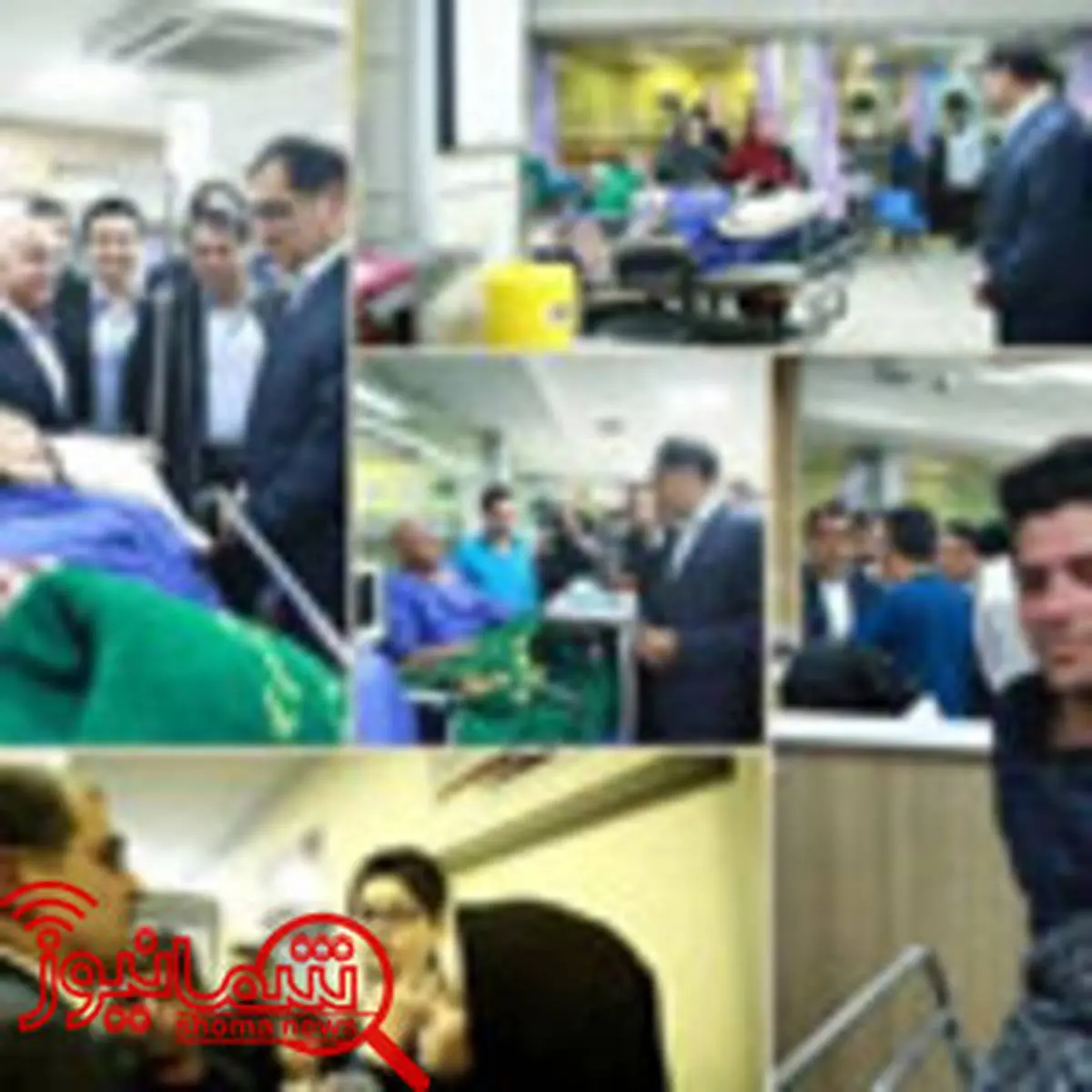بازدید شبانه هاشمی از سه بیمارستان تهران