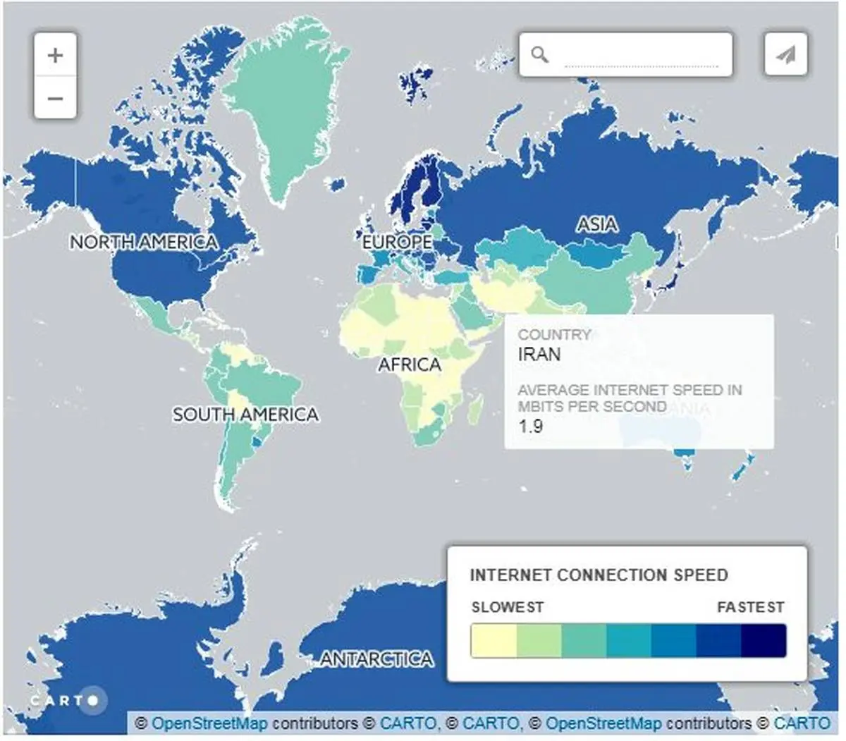 پرسرعت‌ترین اینترنت جهان شناسایی شد