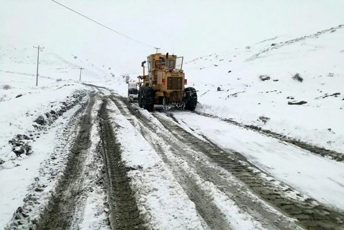 ارتفاع برف در قزوین به 22 سانت رسید| کاهش دما در این استان 