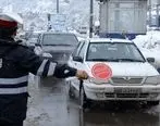 بارش برف در 4 جاده کشور