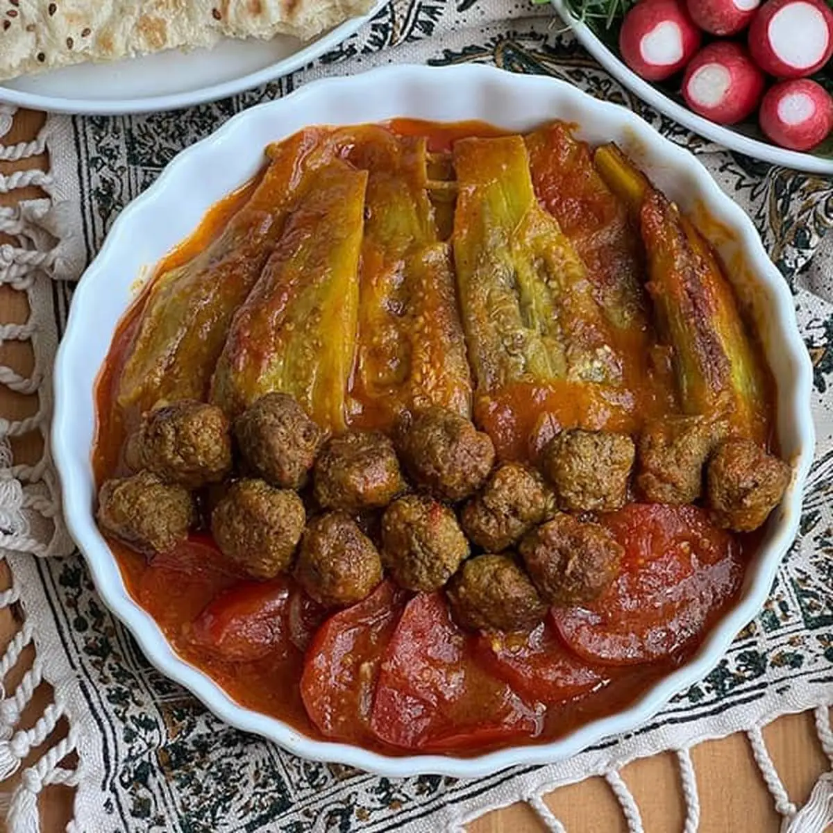  یک غذای اصیل و خوشمزه که تا به حال نخوردی | طرز تهیه مشته بادمجان شیرازی + فیلم 