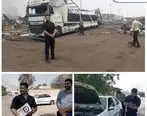 بیمه سامان در کنار بیمه‌گزاران حادثه بندر شهید رجایی