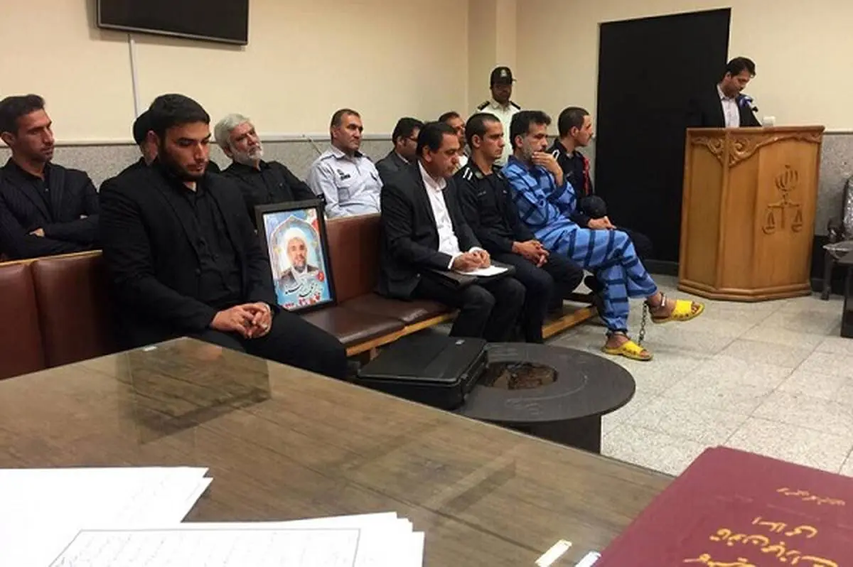 قاتل امام جمعه کازرون محاکمه شد


