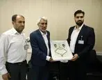 تقدیر خانواده شهدا از مهندس باتمانی مدیر عامل شرکت مخازن سبز پتروشیمی عسلویه