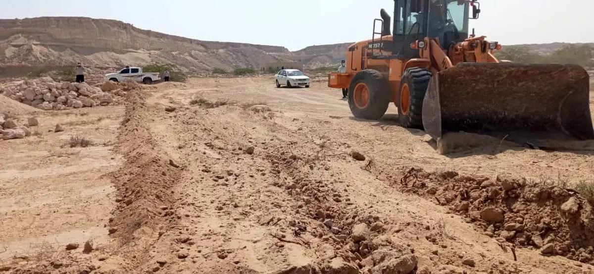 480 مترمربع اراضی خالصه دولتی در روستای دفاری قشم رفع تصرف شد