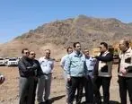 نخستین بازدید دکتر غفوری، در مقام مدیرعامل جدید فولاد خراسان از محل احداث پروژه کنسانتره سنگان