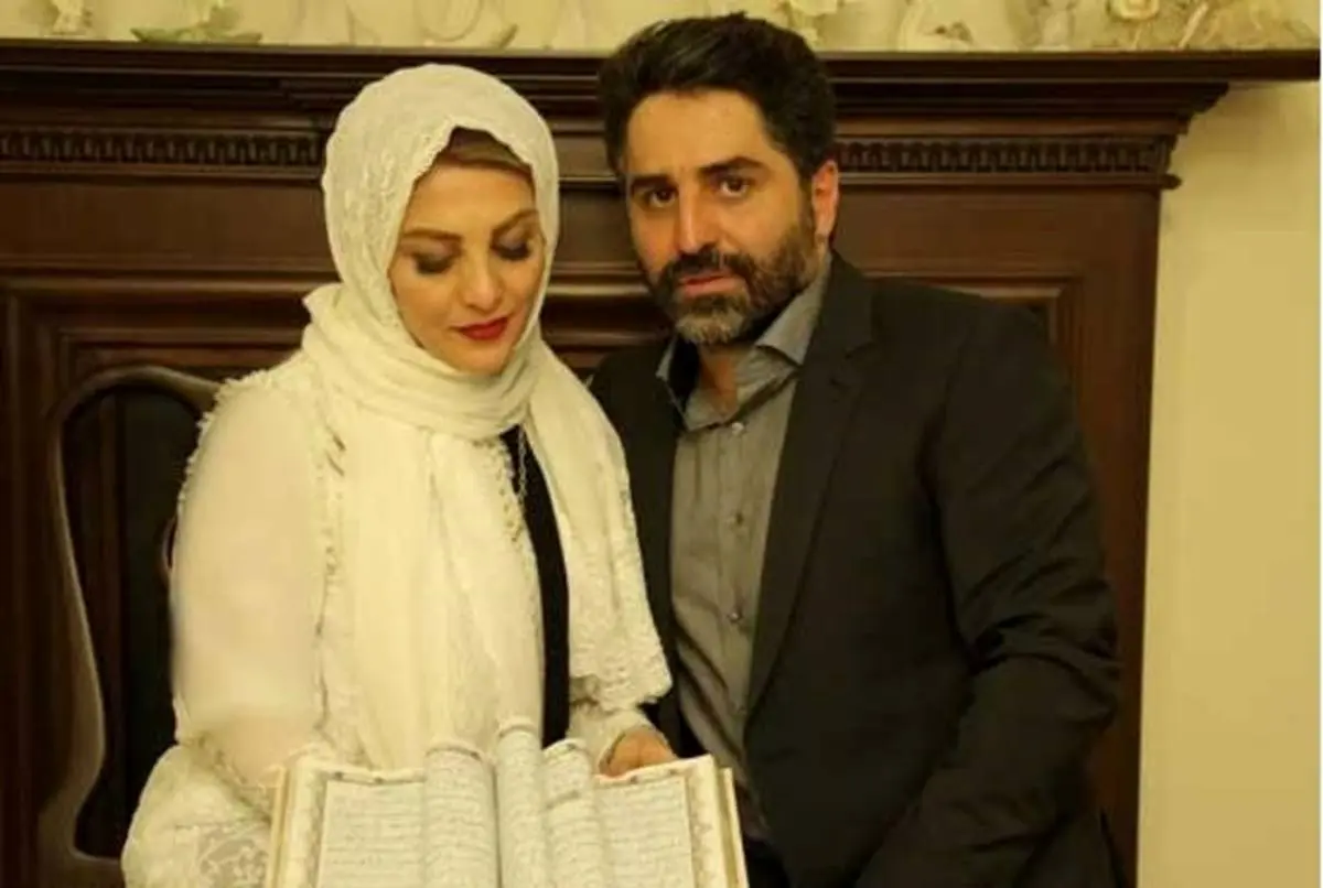 عکس دیده نشده از مجری تلوزیون و همسرش در مشهد + عکس