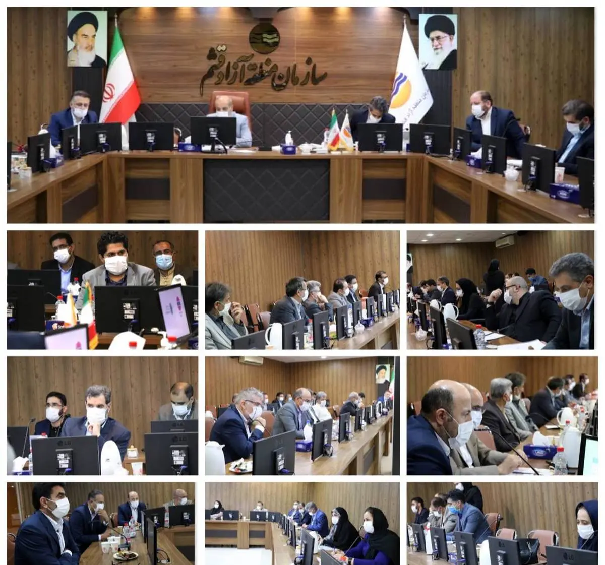 شانزدهمین جلسه شورای برنامه ریزی و توسعه منطقه آزاد قشم برگزار شد