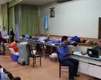 اهدای خون کارکنان پتروشیمی شهید تندگویان
