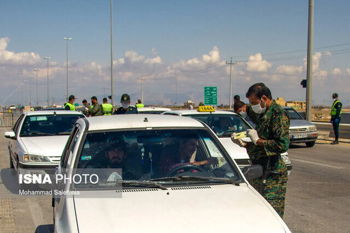 خروج خودروها از استان تهران ممنوع شد 
