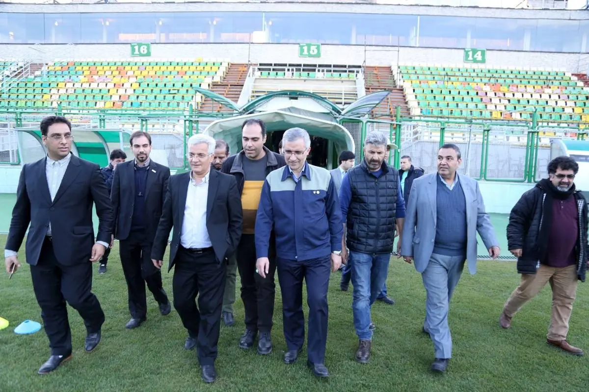 بازدید مسئولین هلدینگ شستا از باشگاه فرهنگی ، ورزشی ذوب آهن اصفهان