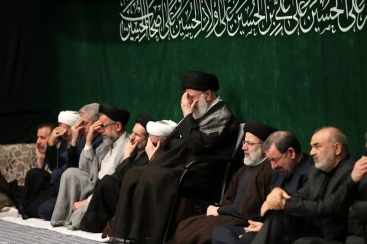 برگزاری مراسم فاطمیه در حسینیه امام خمینی