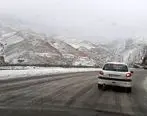 بارش باران و برف در جاده‌های ۱۴ استان کشور