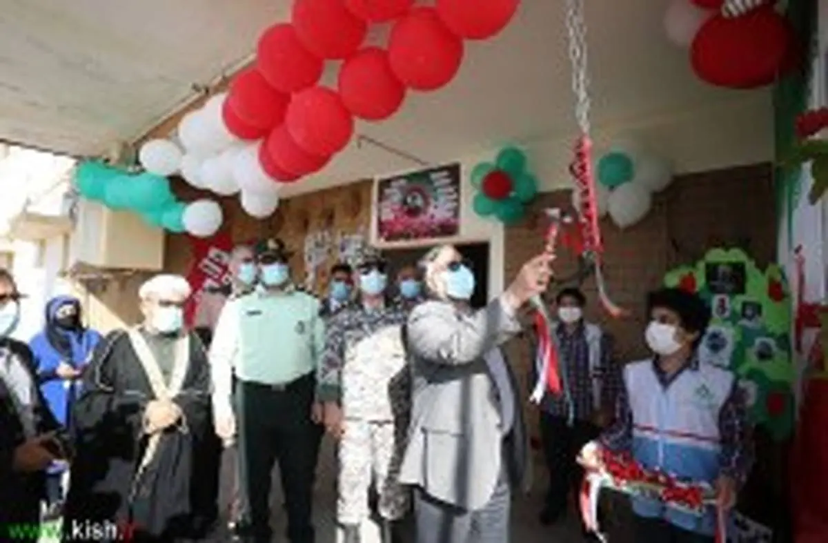 زنگ انقلاب در "مدرسه انقلاب اسلامی" پایگاه هوایی کیش نواخته شد
