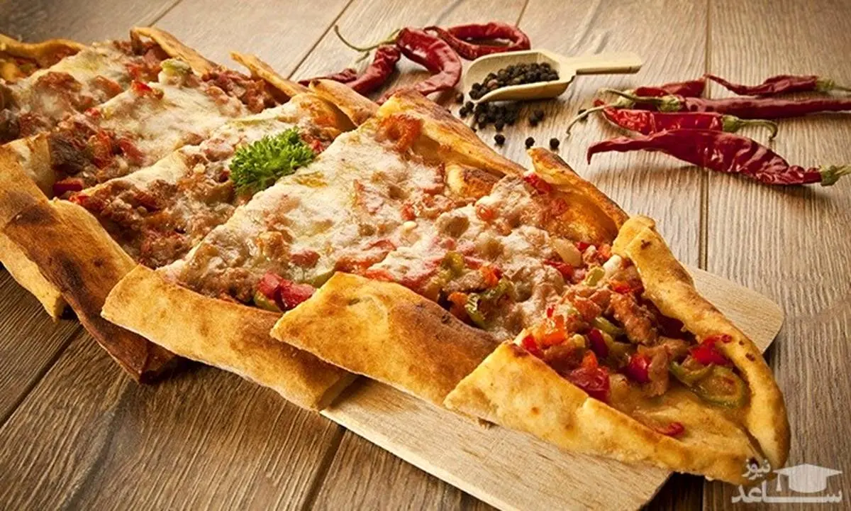 پیده پیتزایی|  این پیتزای ترکیه ای پر طرفدار و خوشمزه را برای ناهار درست کن