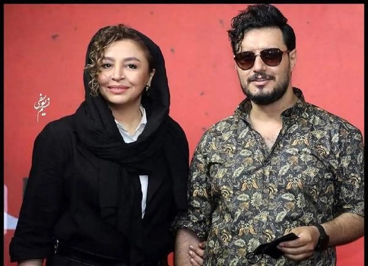 جواد عزتی در کنار همسر واقعی اش در پشت صحنه سریال زخم کاری | تصاویر جدید پشت صحنه سریال زخم کاری