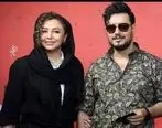 جواد عزتی در کنار همسر واقعی اش در پشت صحنه سریال زخم کاری | تصاویر جدید پشت صحنه سریال زخم کاری