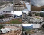 خسارت تندباد به بیش از ۱۰۰ واحد مسکونی در رامسر
