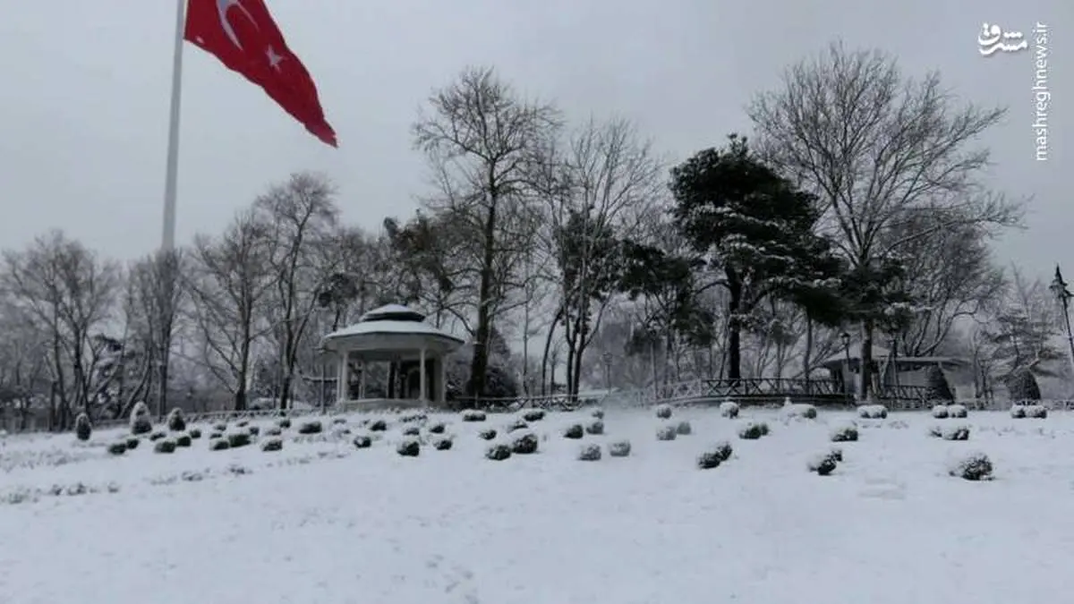 بارش شدید برف در ترکیه | ترکیه آخرالزمان شد