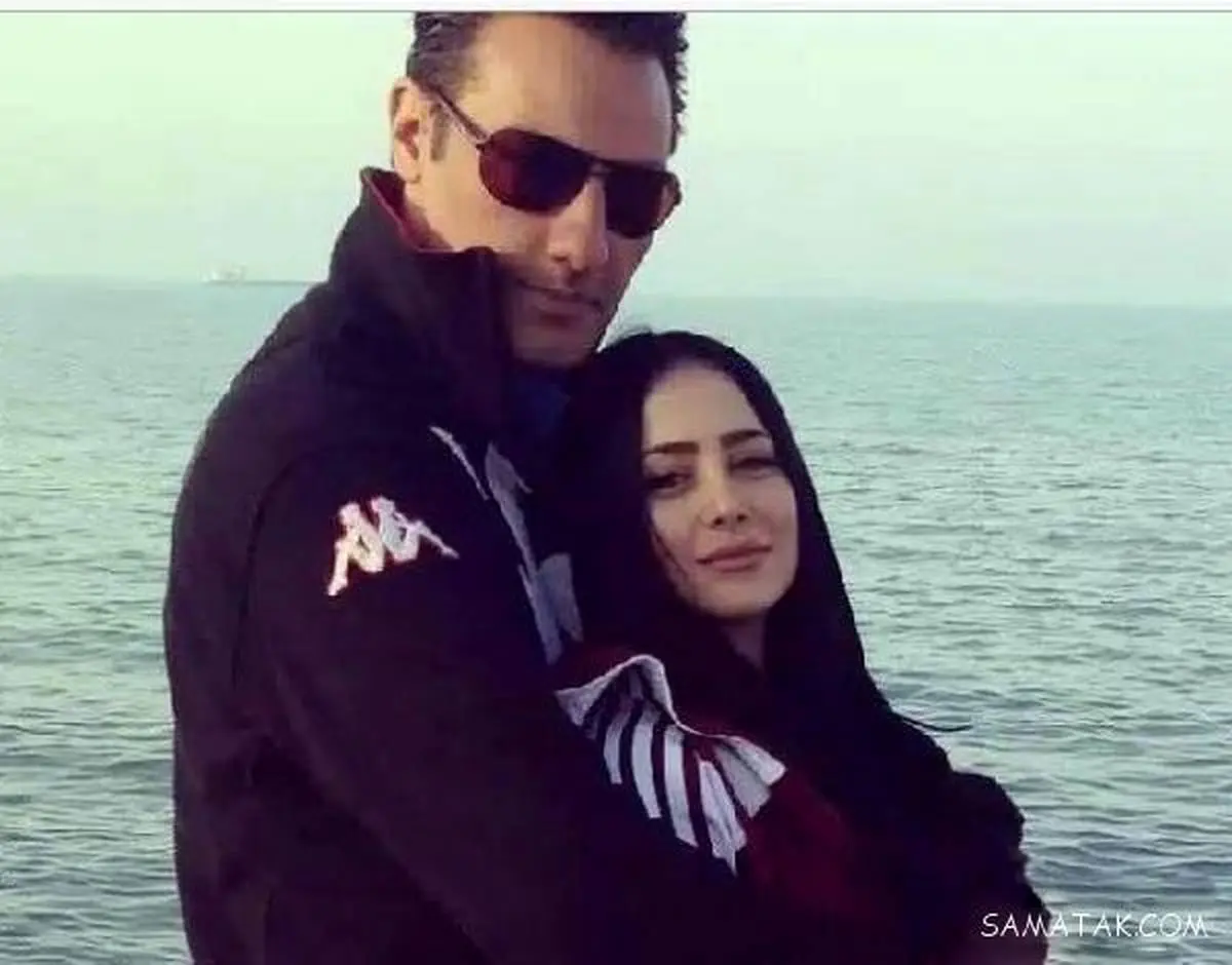 عکس های لورفته از الناز حبیبی و همسرش لب دریا + تصاویر دیده نشده