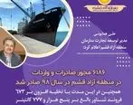 6186 مجوز صادرات و واردات در منطقه آزاد قشم در سال 98 صادر شد