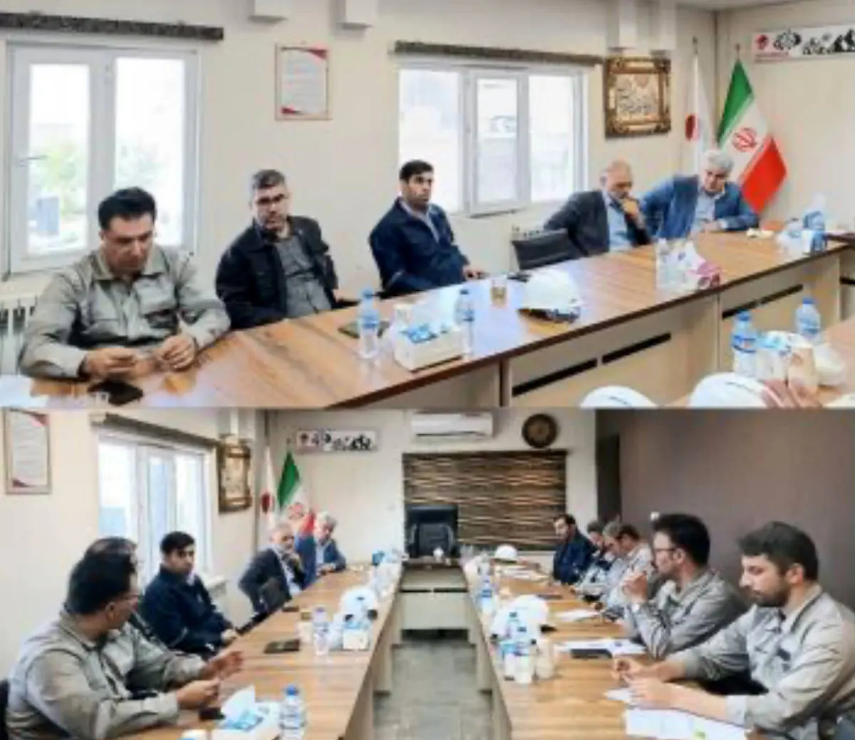 حضور پررنگ مدیرعامل صبانور در مجتمع‌های تولیدی و تشکیل جلسات در شرایط بحرانی کشور