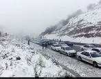 برف و باران در جاده‌های ۹ استان