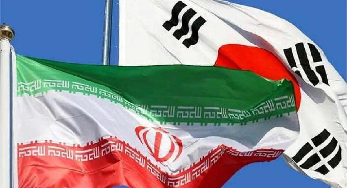پرچم ایران در خیابان تهران سئول به اهتزاز درآمد