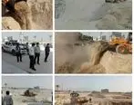 رفع تصرف 1200 مترمربع  اراضی خالصه دولتی به ارزش میلیاردی در روستای گیاهدان قشم 