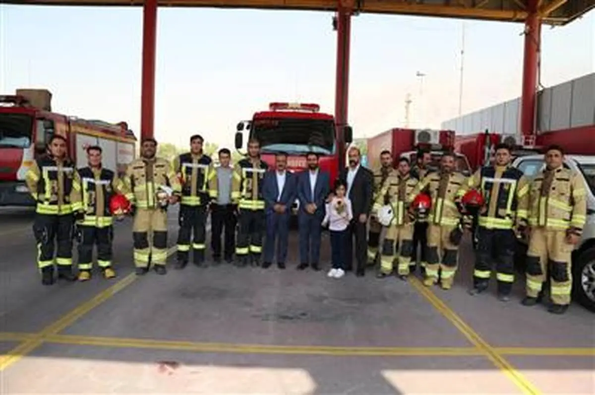 بزرگداشت روز ملی ایمنی و آتش نشانی در شرکت عملیات غیر صنعتی پازارگاد
