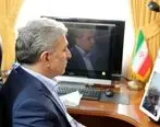 ملاقات ویدیو کنفرانسی مدیرعامل بانک ملی ایران با همکاران مبتلا به کرونا

